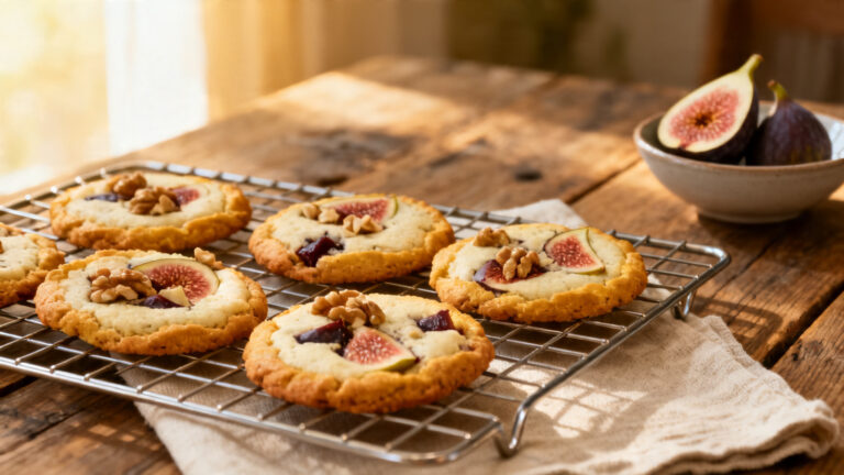 Recette de cookies aux figues, bords dorés et centres moelleux