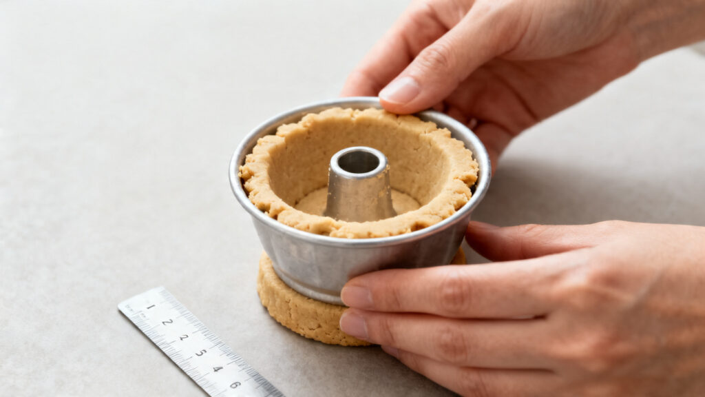 Moule cookie shot avec parois de 6-7 mm et fond renforcé