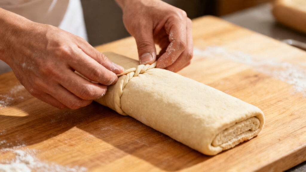 Façonnage roulé serré pour tranches de pain de mie régulières
