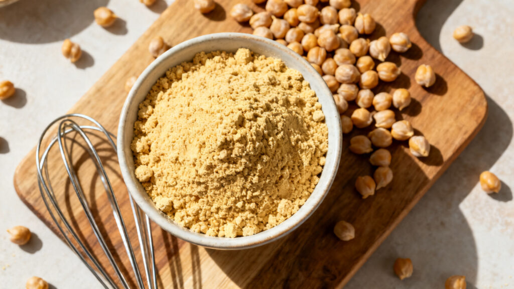Farine de pois chiche pour crêpes et socca IG bas