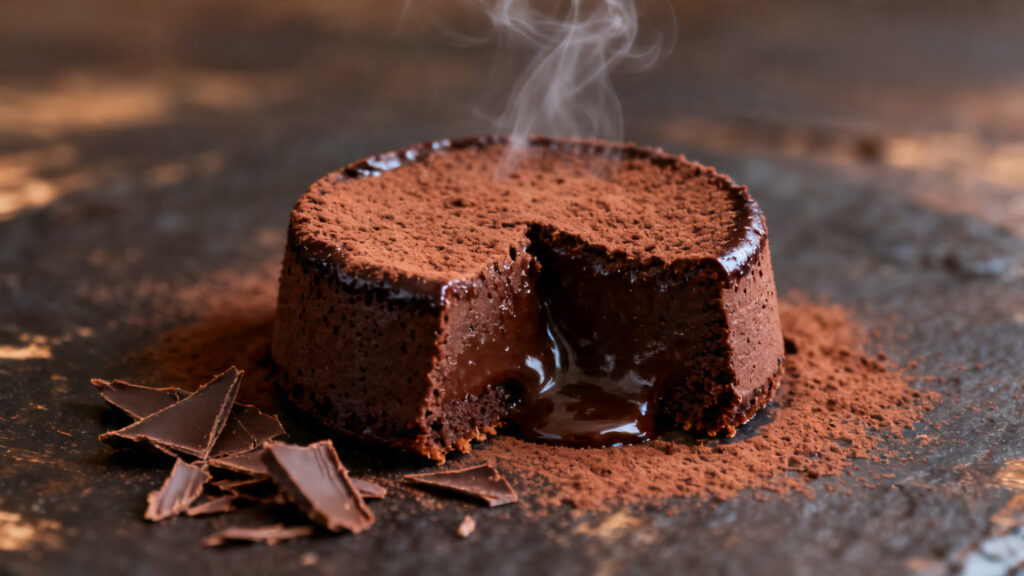 Fondant au chocolat express au cœur moelleux, budget mini