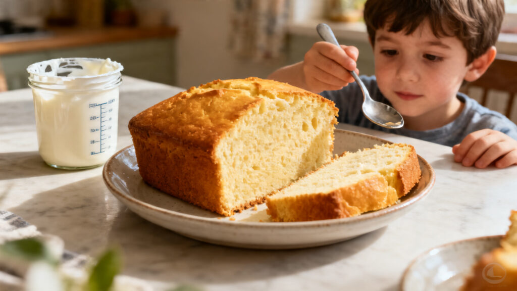 Gâteau au yaourt au pot, recette facile enfant