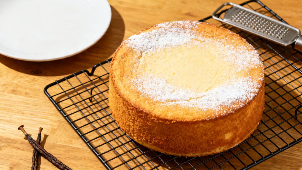 Gâteau au yaourt moelleux doré, simple et pas cher