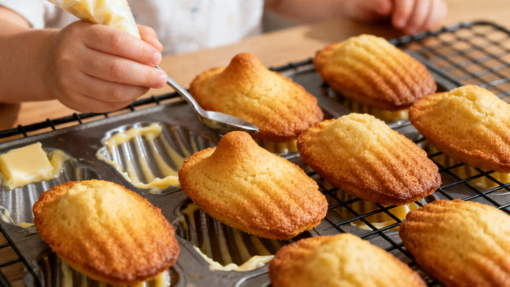 Madeleines faciles au citron, goûter enfant moelleux