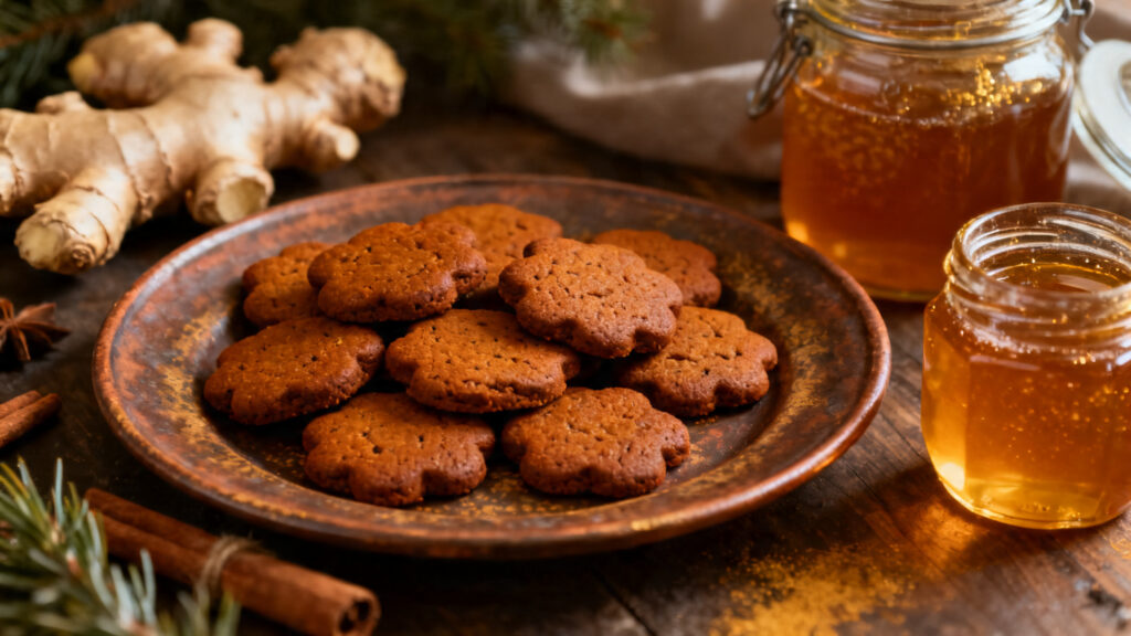 Mini cookies pain d’épices moelleux et parfumés