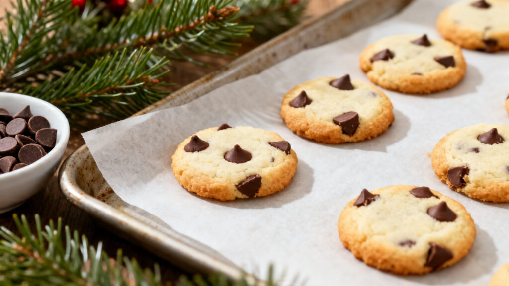 Mini cookies classiques aux pépites de chocolat au lait