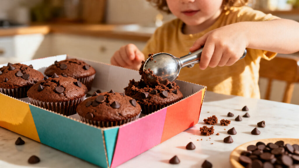 Muffins faciles chocolat pour goûter maison enfant