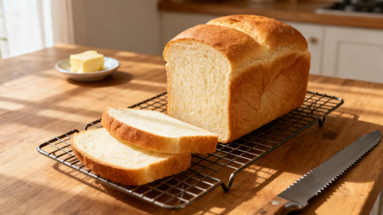 Pain de mie tranché, mie fine, recette de pain de mie