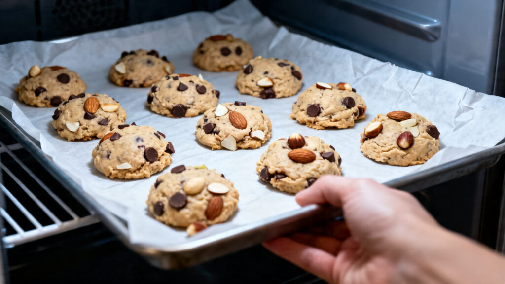 Boules de pâte 60 g, repos au réfrigérateur avant cuisson