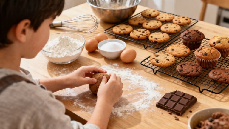 Atelier de pâtisseries faciles pour enfants à la maison
