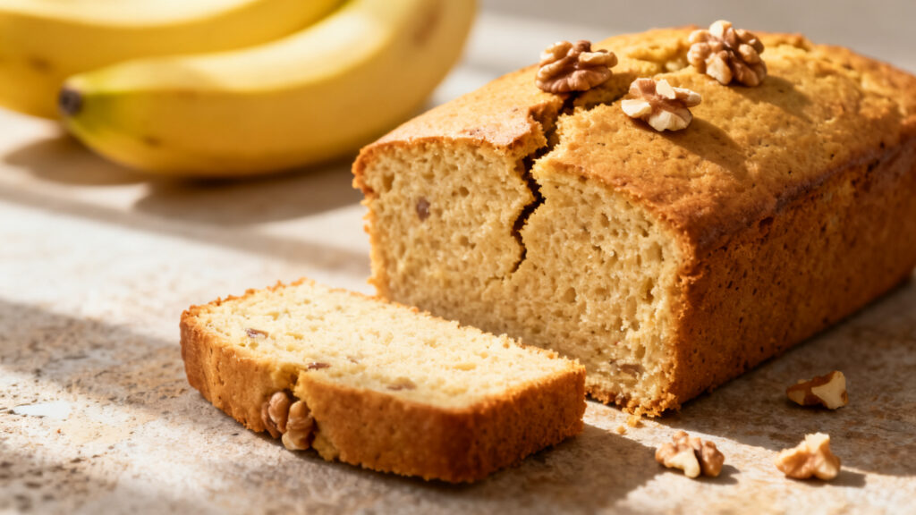 Banana bread léger au skyr, dessert healthy