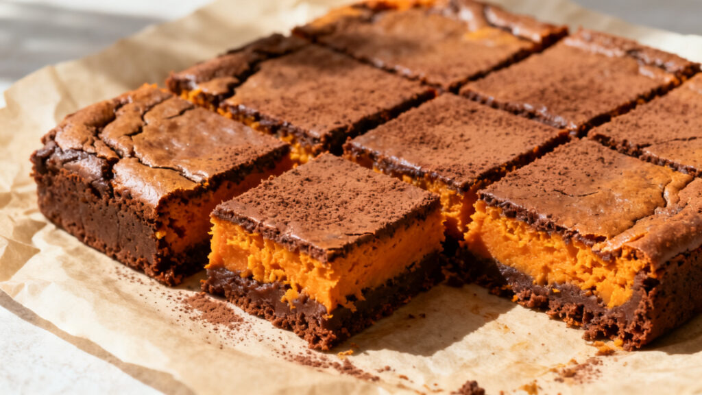 Brownie léger à la patate douce, dessert healthy