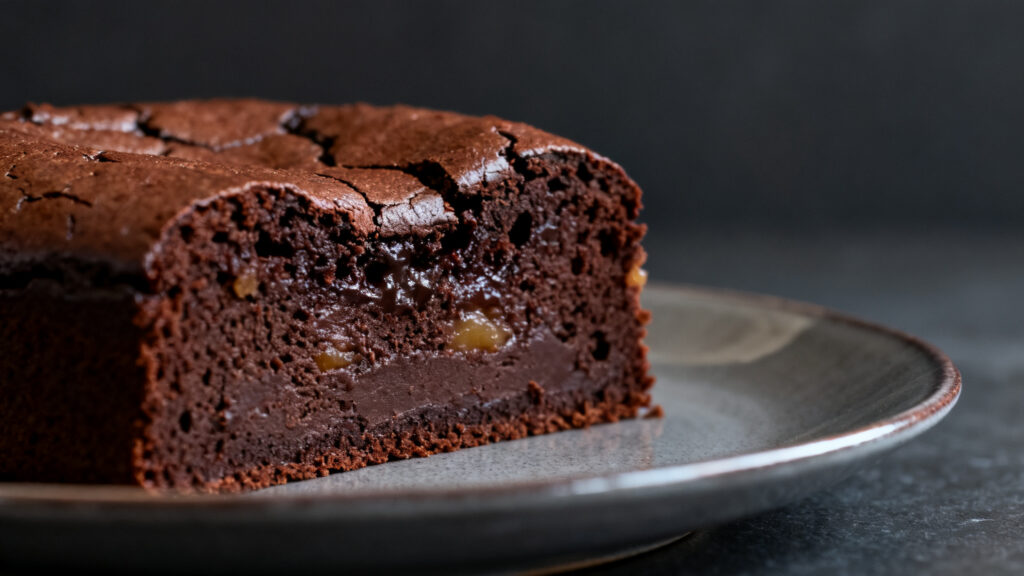Moelleux chocolat léger, cacao intense sans beurre