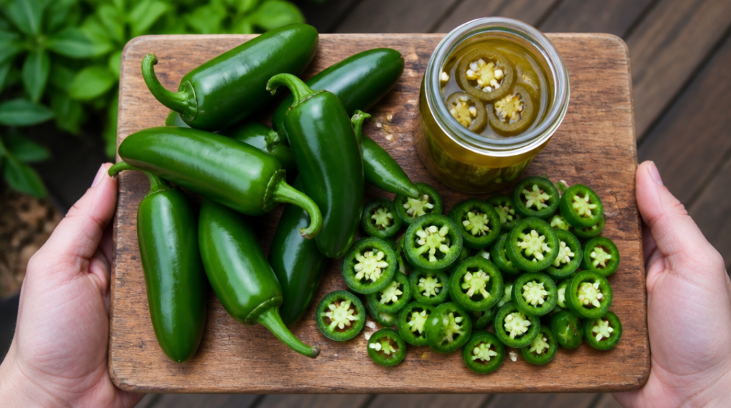 Piment jalapeño tranché et en bocal, piquant modéré