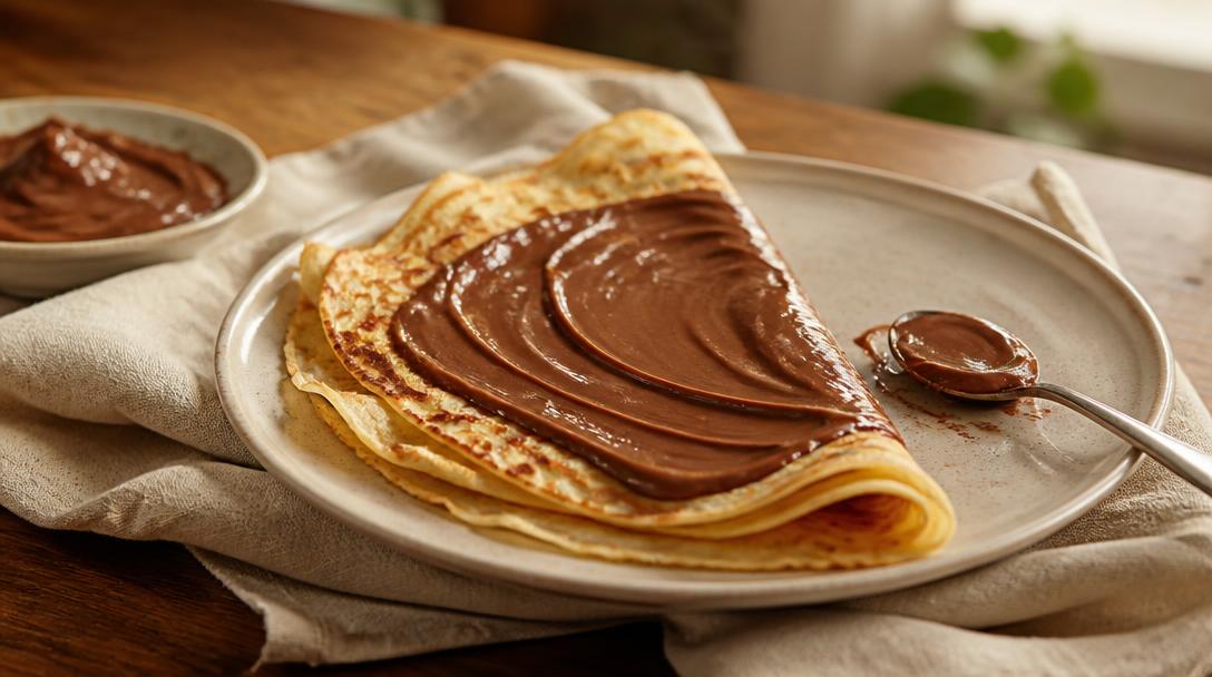 Calories d'une crêpe Nutella avec pâte à tartiner
