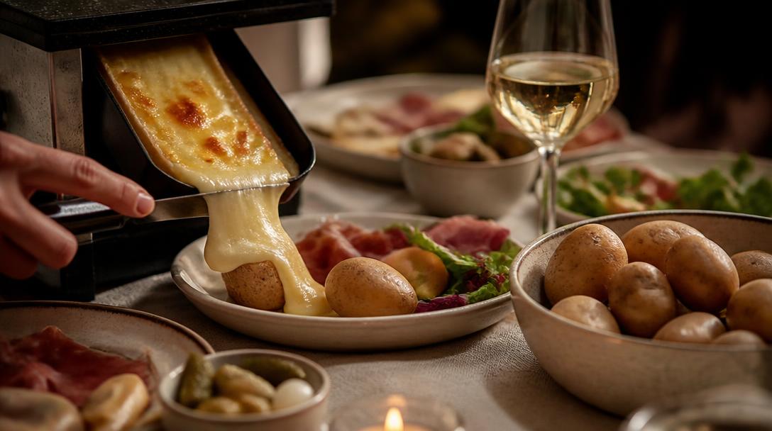 Cuisson des pommes de terre pour raclette en robe des champs