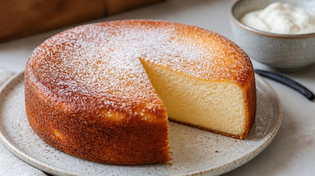 Part de gâteau au skyr protéiné nature