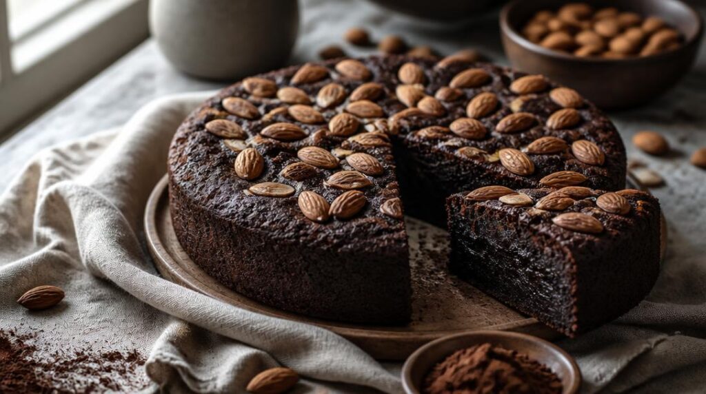 Moelleux protéiné chocolat et amandes grillées