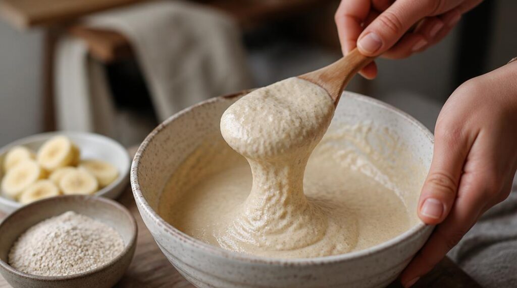 Pâte épaisse pour pancake protéiné maison