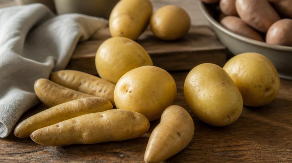 Pommes de terre à chair ferme de calibre régulier