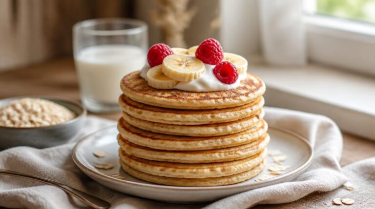 Recette de pancake protéiné sans whey avec skyr