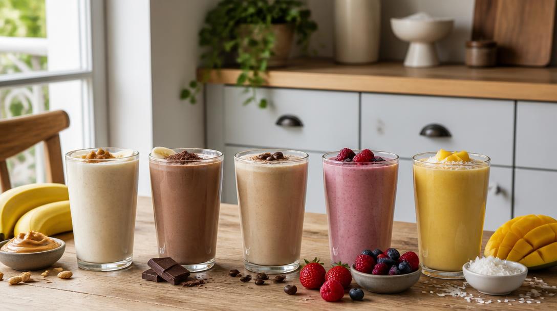 Recettes de shakers protéinés pour prise de masse